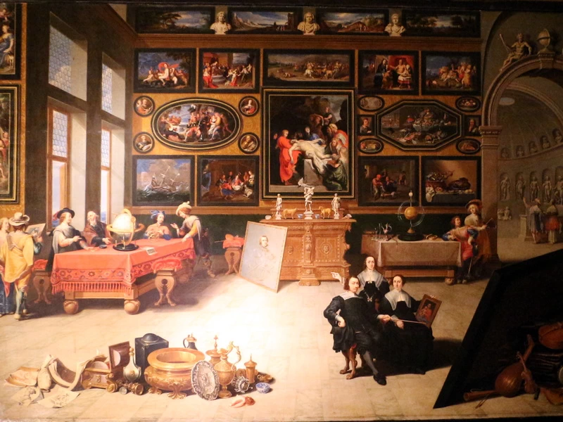 1607-Cornelis de Baellieur - Lo studio di Rubens - Palazzo Pitti, Firenze